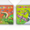 dos libros para colorear servilibro dinosaurios