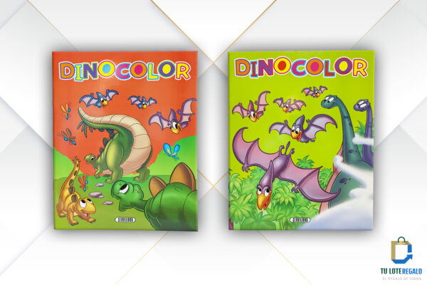 dos libros para colorear servilibro dinosaurios