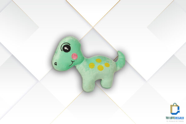 peluche dinosaurio verde